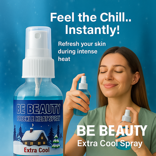 BE BEAUTY Preckle Heat Spray – Extra Cool